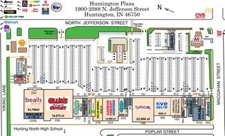Plus de détails pour 1900-2092 N Jefferson St, Huntington, IN - Local commercial à louer