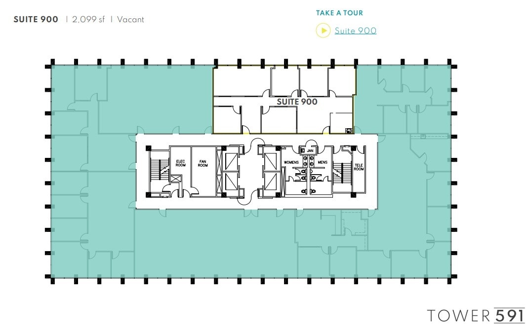 591 Camino de la Reina, San Diego, CA à louer Plan d’étage– Image 1 sur 1
