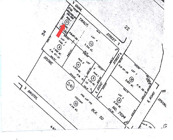1101-1111 Quail St, Newport Beach, CA à vendre - Plan cadastral – Image 2 sur 6