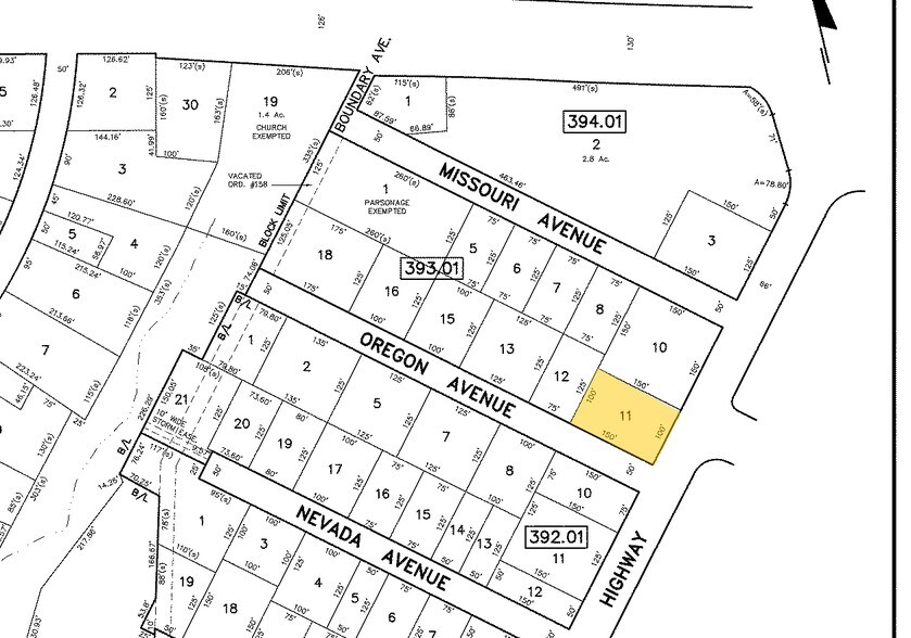 108 Kings Hwy S, Cherry Hill, NJ à vendre - Plan cadastral – Image 2 sur 2