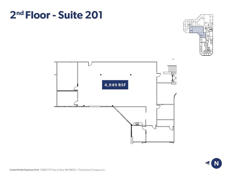18000 72nd Ave S, Kent, WA à louer - Plan d’étage – Image 3 sur 15