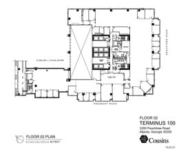 3280 Peachtree Rd, Atlanta, GA à louer Plan d’étage– Image 1 sur 1