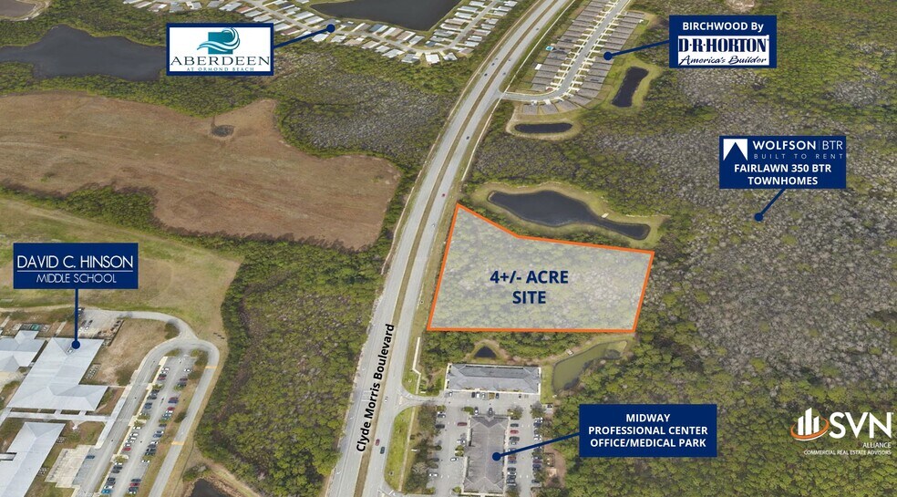 19XX Clyde Morris Blvd, Daytona Beach, FL à vendre - Aérien – Image 1 sur 2