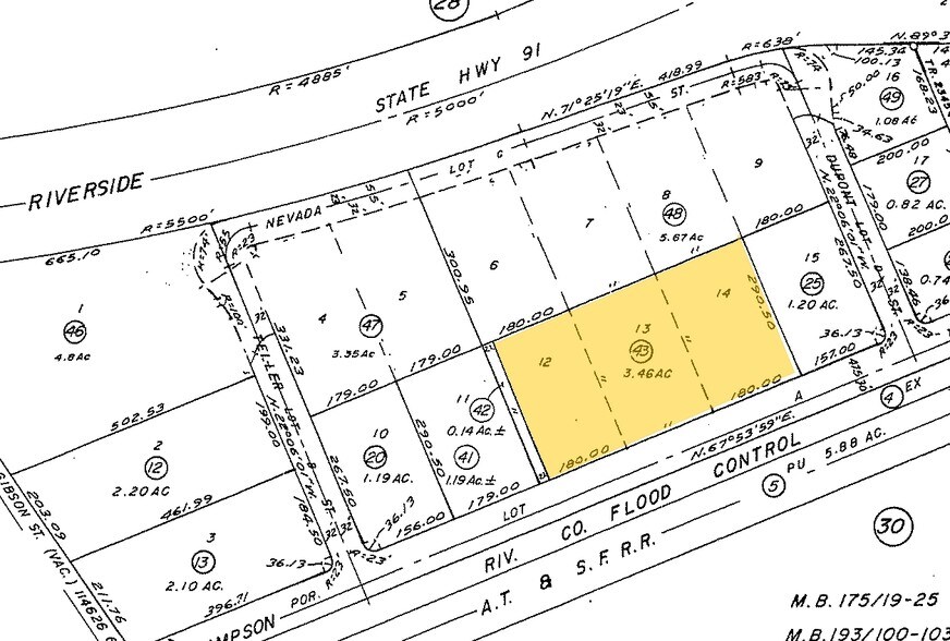 2185 Sampson Ave, Corona, CA à louer - Plan cadastral – Image 2 sur 3