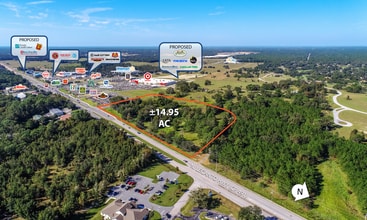 00 N Lecanto Hwy, Lecanto, FL - VUE AÉRIENNE  vue de carte - Image1