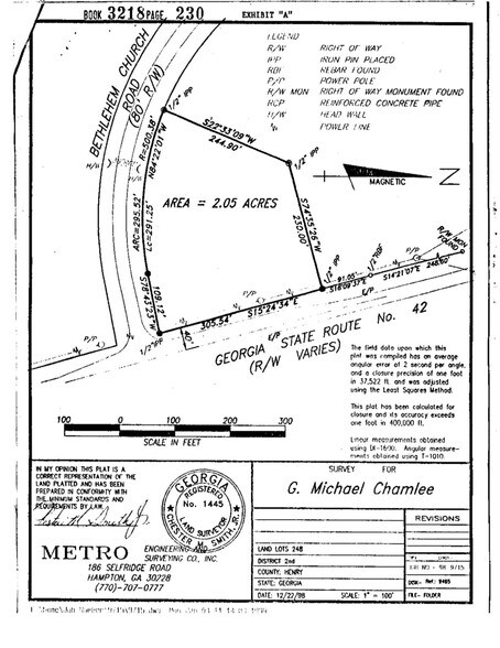 Hwy 42 & Bethlehem, Locust Grove, GA à vendre - Autre – Image 2 sur 2