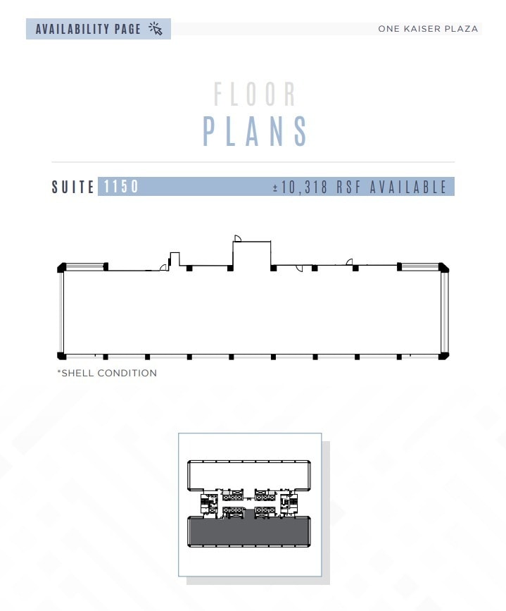 1 Kaiser Plz, Oakland, CA à louer Plan d’étage– Image 1 sur 1