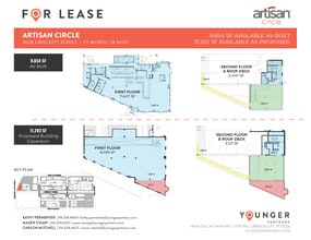 2973 W 7th St, Fort Worth, TX à louer Plan d’étage– Image 1 sur 2