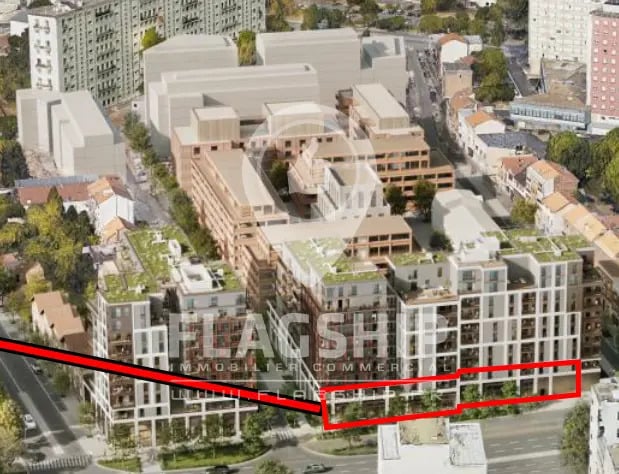 Local commercial dans Bagneux à louer - Photo de l’immeuble – Image 2 sur 4