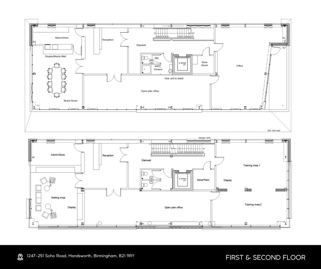 247-251 Soho Rd, Birmingham à louer Plan d’étage– Image 1 sur 8