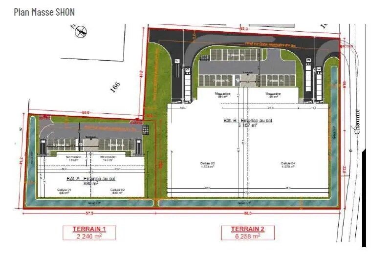 Bureau dans Colombier-Saugnieu à louer - Plan d’étage – Image 1 sur 5