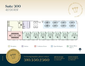 9171 Wilshire Blvd, Beverly Hills, CA à louer Plan d’étage– Image 1 sur 1