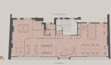 80 Goswell Rd, Londres à louer Plan d’étage– Image 2 sur 2
