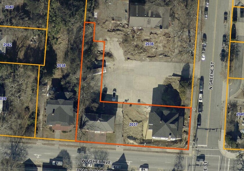 208 W Fisher Ave, Greensboro, NC à vendre - Aérien – Image 3 sur 5