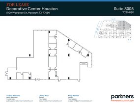 5120 Woodway Dr, Houston, TX à louer Plan de site– Image 1 sur 1