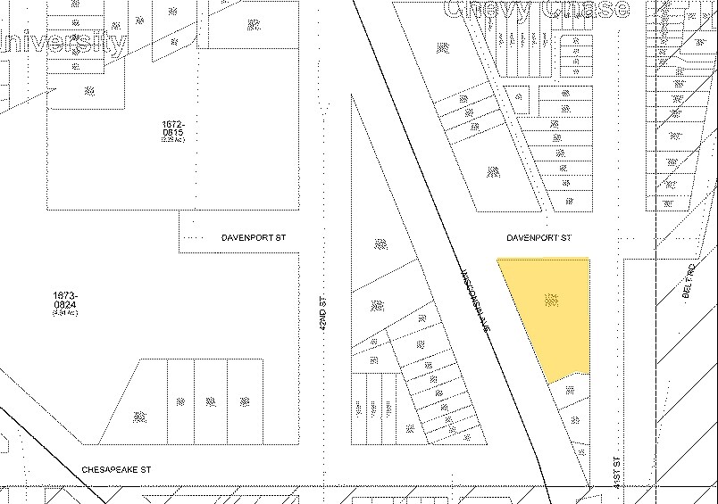 4719-4731 Wisconsin Ave NW, Washington, DC à louer - Plan cadastral – Image 2 sur 11