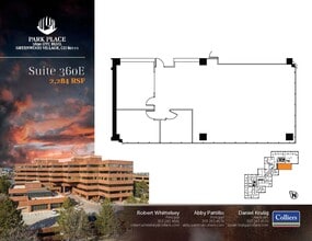 5690 DTC Blvd, Greenwood Village, CO à louer Plan d’étage– Image 1 sur 1