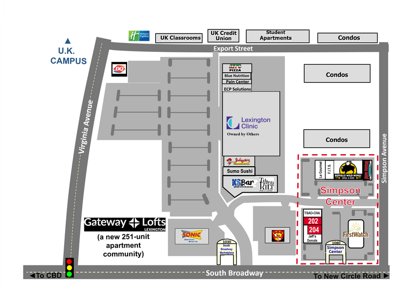 1080 S Broadway, Lexington, KY à louer - Plan de site – Image 3 sur 8