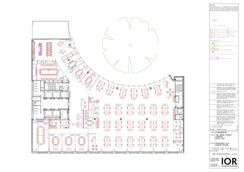 100 Wood St, Londres à louer - Plan d’étage – Image 3 sur 3