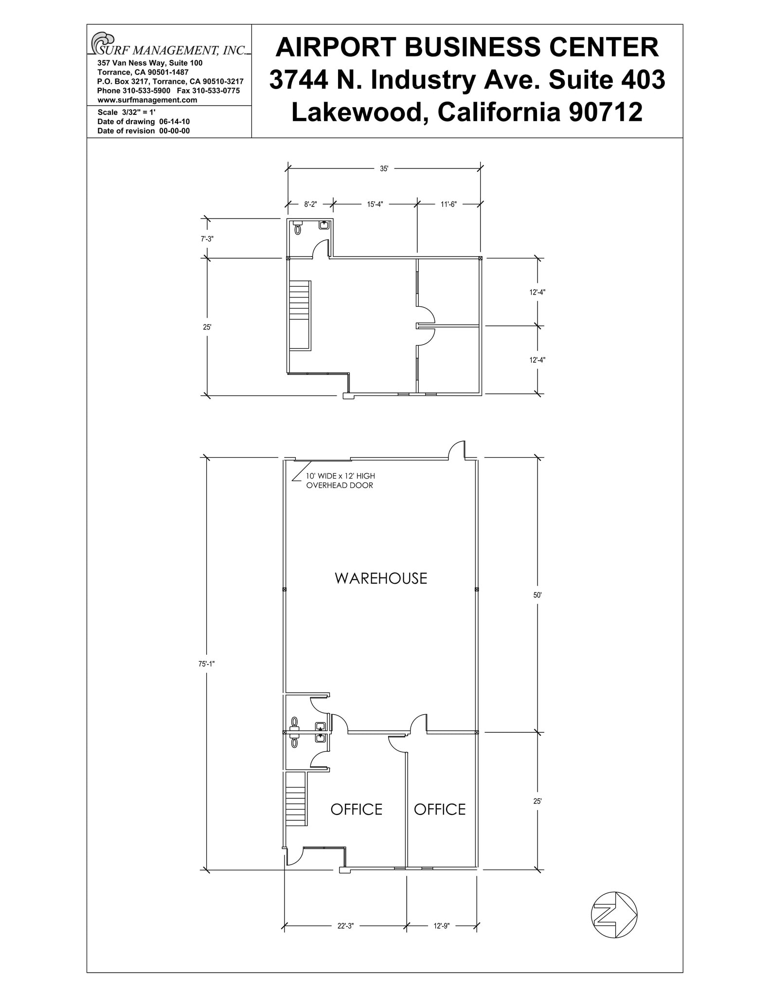 3720 N Industry Ave, Lakewood, CA à louer Plan de site– Image 1 sur 1