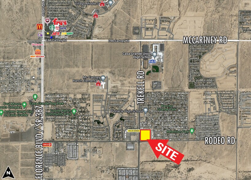 NE Rodeo & Trekell Rd, Casa Grande, AZ à vendre - Photo de l’immeuble – Image 2 sur 2