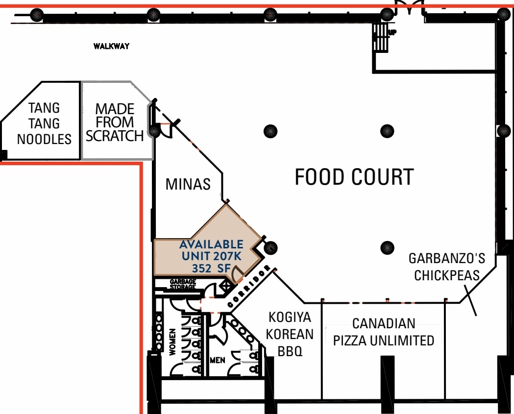 401 9th Ave SW, Calgary, AB à louer Plan d’étage– Image 1 sur 2