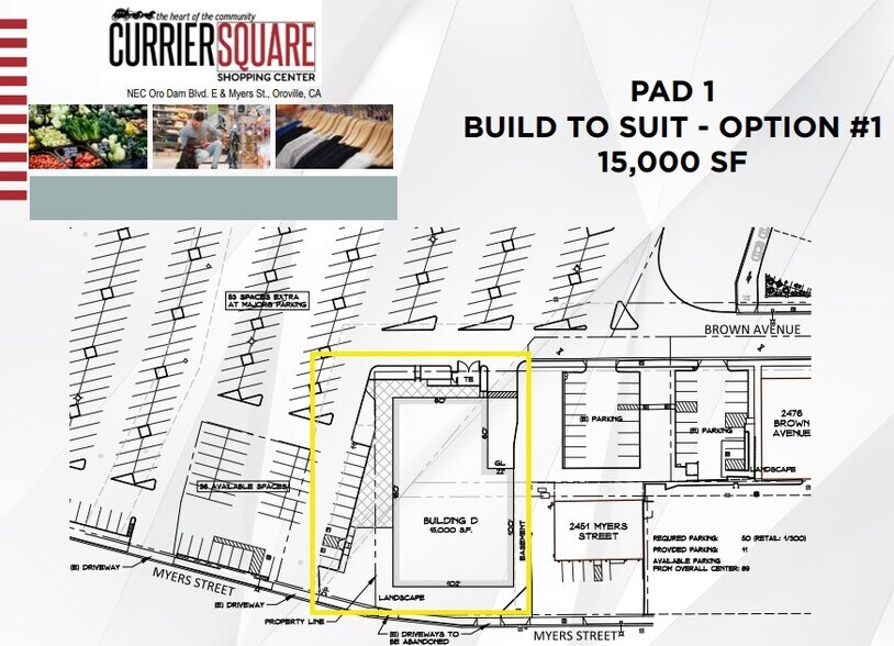 Myers St, Oroville, CA à louer - Plan de site – Image 2 sur 4