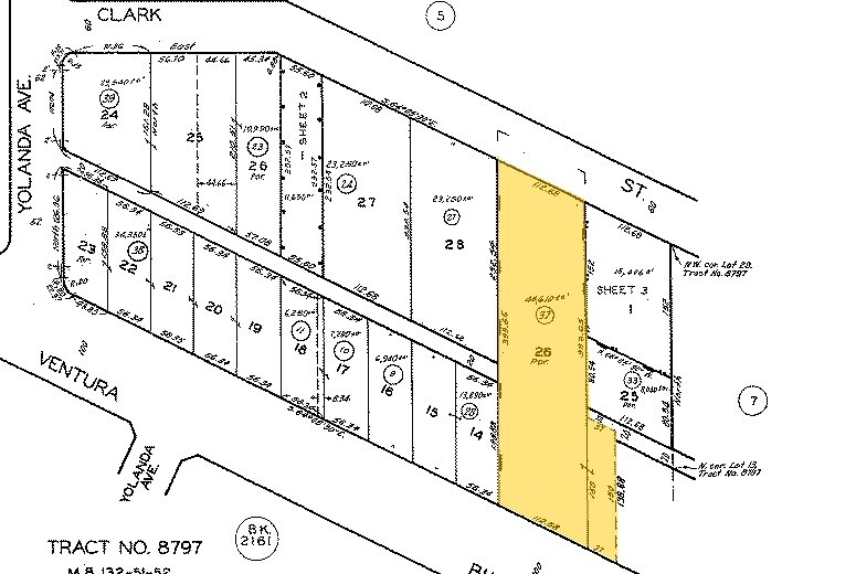 18607 Ventura Blvd, Tarzana, CA à louer - Plan cadastral – Image 3 sur 14