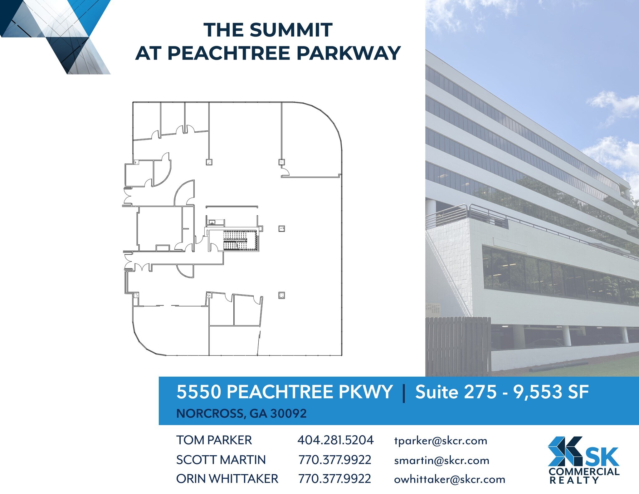 5550 Peachtree Pky, Peachtree Corners, GA à louer Plan de site– Image 1 sur 1