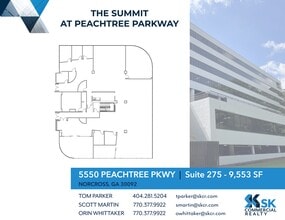 5550 Peachtree Pky, Peachtree Corners, GA à louer Plan de site– Image 1 sur 1