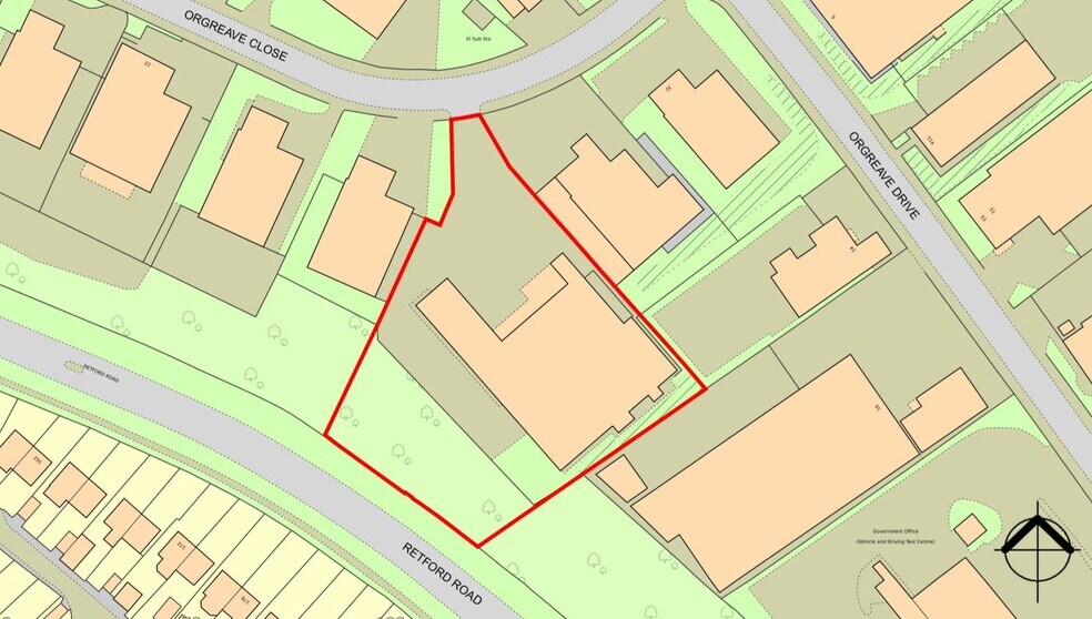 28 Orgreave Clos, Sheffield à vendre - Plan cadastral – Image 2 sur 7