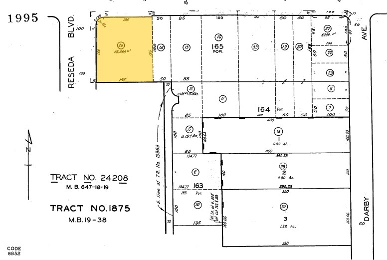 6740 Reseda Blvd, Reseda, CA à louer - Plan cadastral – Image 2 sur 16