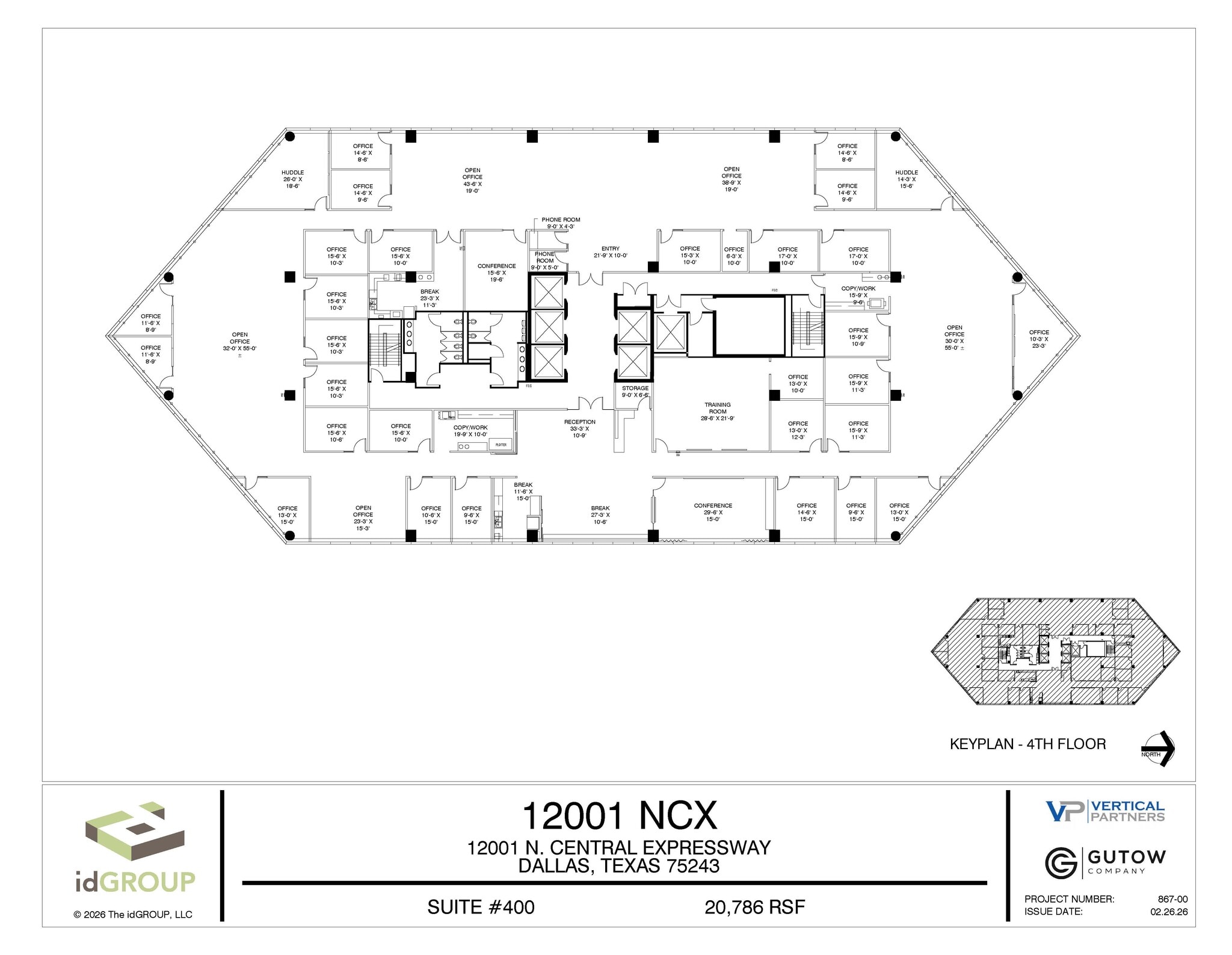 12001 N Central Expy, Dallas, TX à louer Plan d’étage– Image 1 sur 1