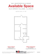901 Biesterfield Rd, Elk Grove Village, IL à louer Plan d’étage– Image 1 sur 1