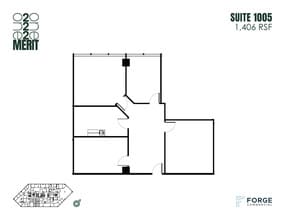 12221 Merit Dr, Dallas, TX à louer Plan d’étage– Image 1 sur 1