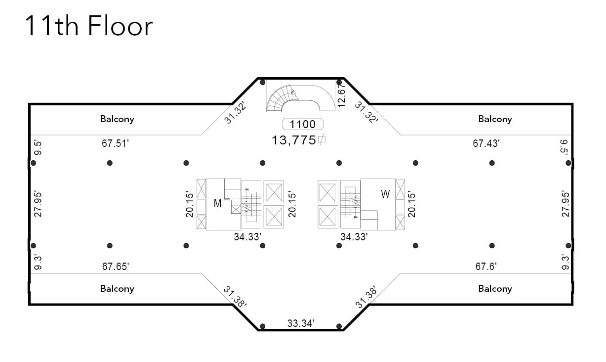1100 S Hayes St, Arlington, VA à louer Plan d’étage– Image 1 sur 6