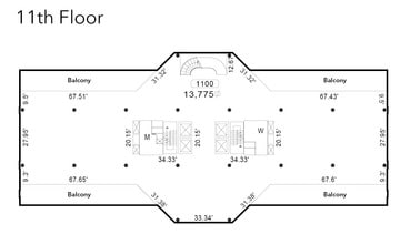 1100 S Hayes St, Arlington, VA à louer Plan d’étage– Image 1 sur 6