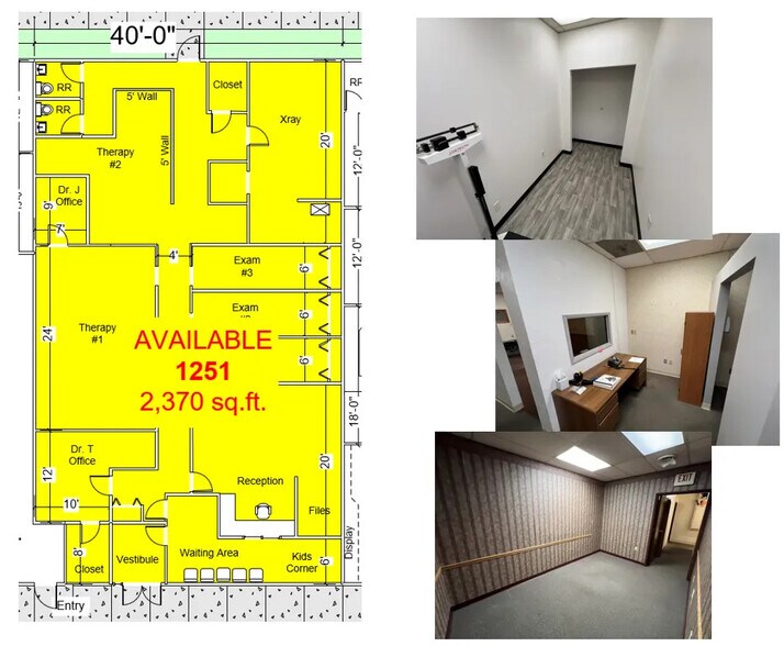 1239-1309 Monroe Ave, New Philadelphia, OH à louer - Plan d’étage – Image 2 sur 3