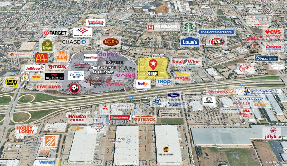 1100-1118 W Arbrook Blvd, Arlington, TX à louer - Photo de l’immeuble – Image 2 sur 12