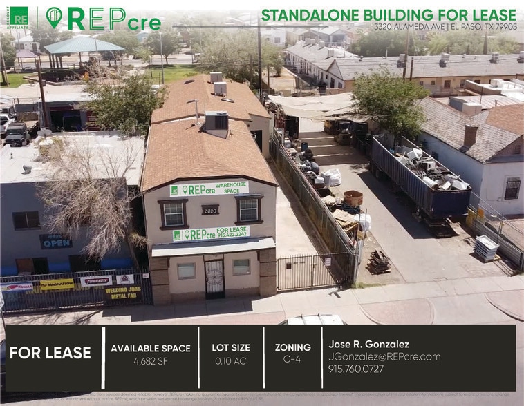 3320 Alameda Ave, El Paso, TX à louer - Photo de l’immeuble – Image 1 sur 6