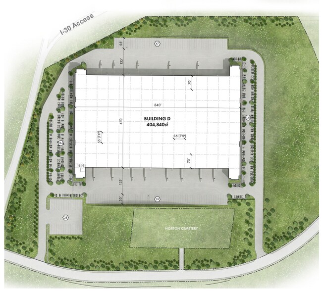 1500 N Walton Walker Blvd, Dallas, TX à louer - Plan de site – Image 2 sur 2