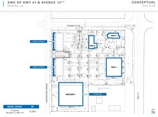 Plus de détails pour Huntington Ave, Madera, CA - Bureau/Local commercial, Local commercial à louer