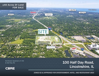 Plus de détails pour 90 Half Day Rd, Lincolnshire, IL - Terrain à vendre