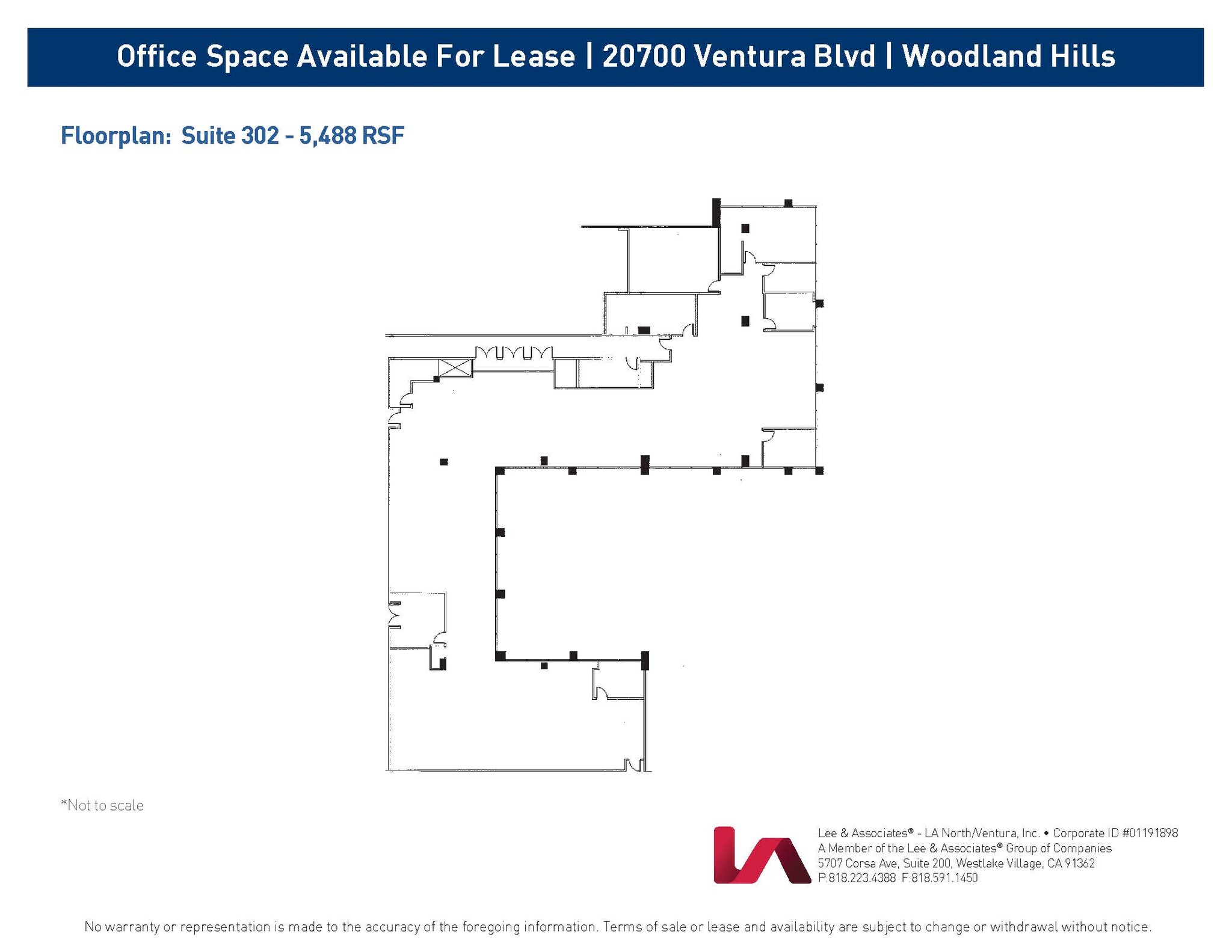 20700 Ventura Blvd, Woodland Hills, CA à louer Plan d’étage– Image 1 sur 1