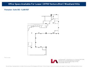 20700 Ventura Blvd, Woodland Hills, CA à louer Plan d’étage– Image 1 sur 1