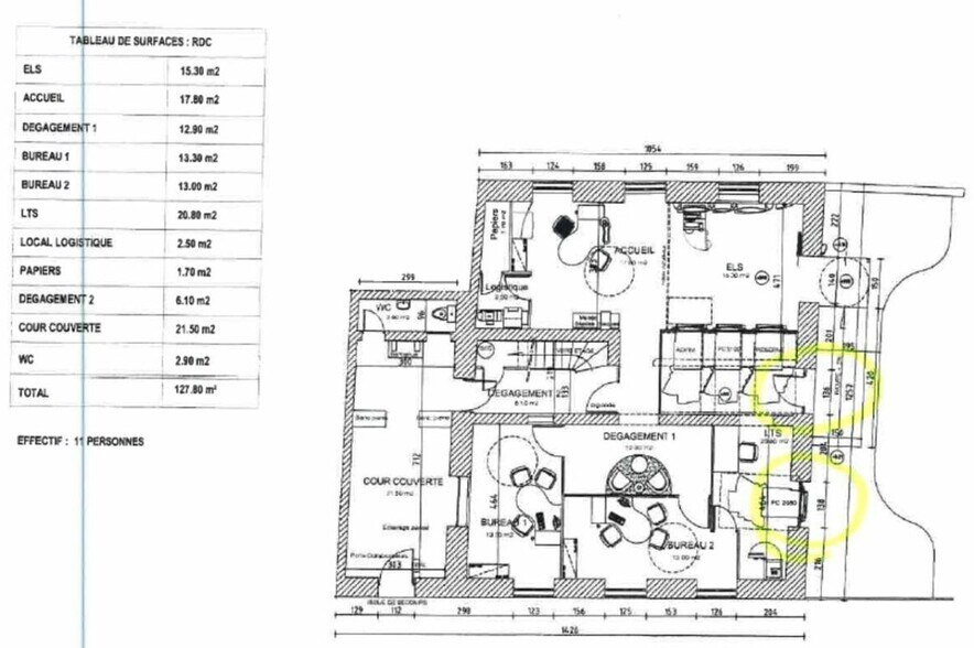 170 Cours Du Médoc, Bordeaux à louer - Plan d’étage – Image 3 sur 4