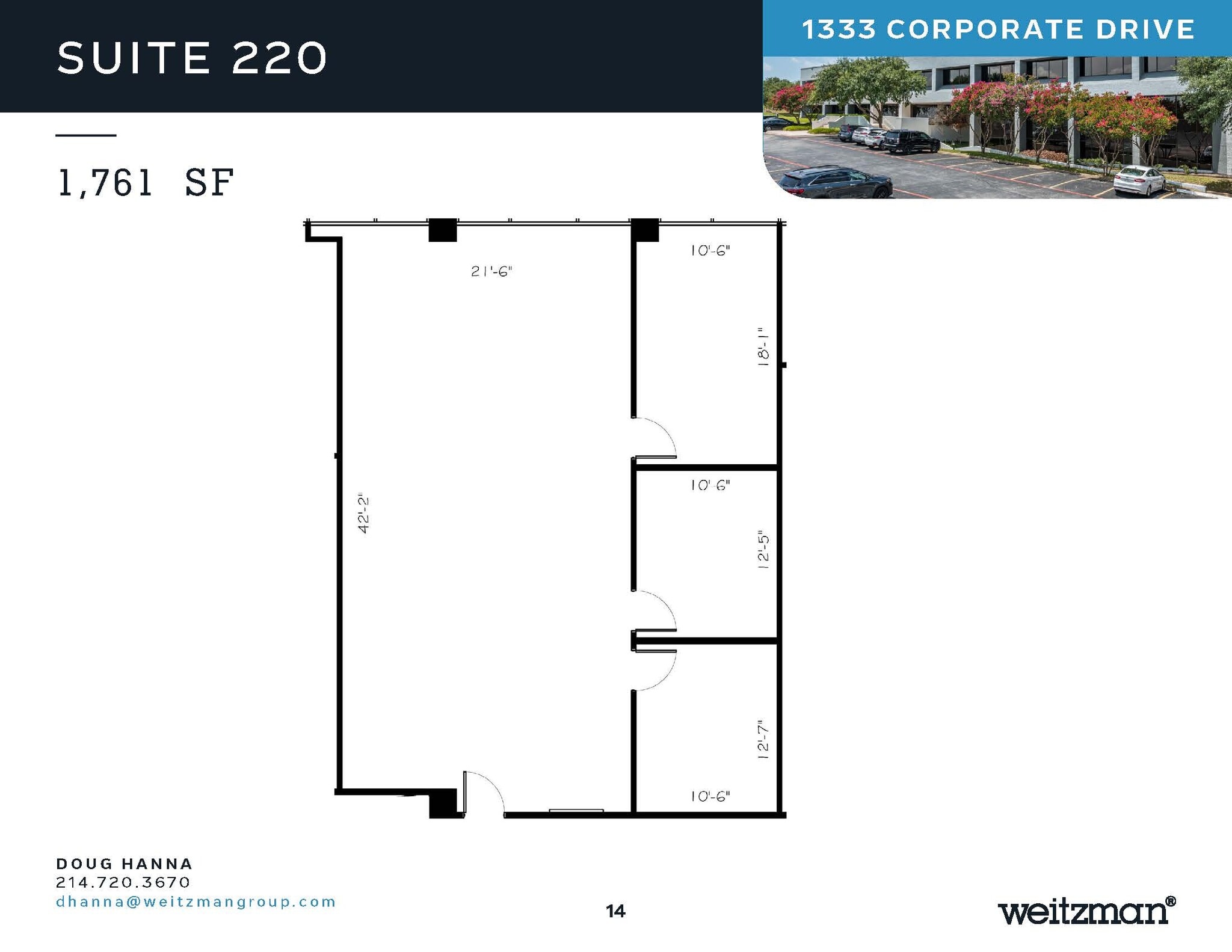 1333 Corporate Dr, Irving, TX à louer Plan d’étage– Image 1 sur 1
