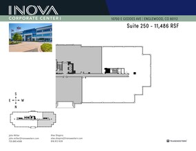 10700 E Geddes Ave, Englewood, CO à louer Plan de site– Image 2 sur 2