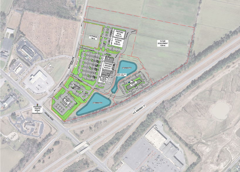 US Highway 17 & NC Highway 32, Edenton, NC à louer - Plan de site – Image 3 sur 3