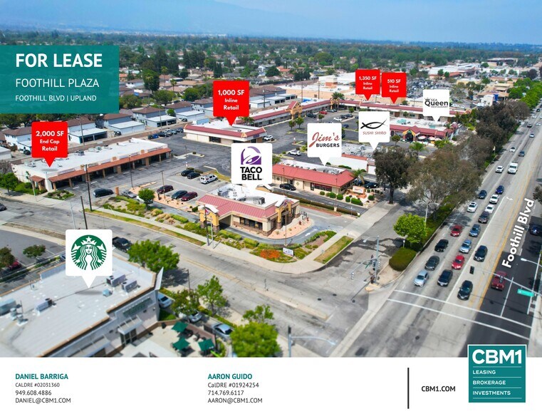 965 W Foothill Blvd, Upland, CA à louer - Photo principale – Image 1 sur 11